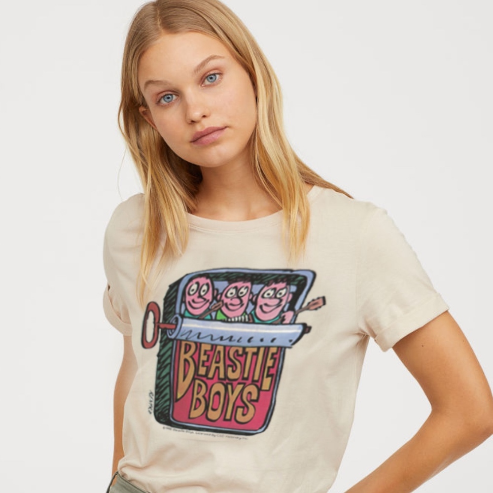 NEW! Woman's White Beastie Boys 1998 Style T-Shirt